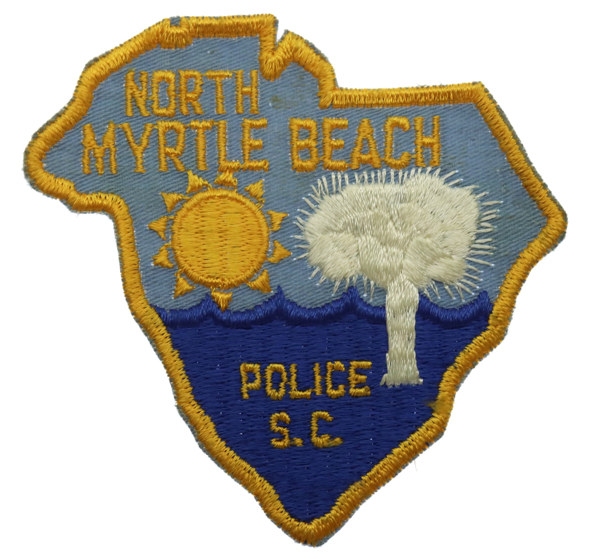 United States North Myrtle Beach Police S. C. Cloth Patch Badge