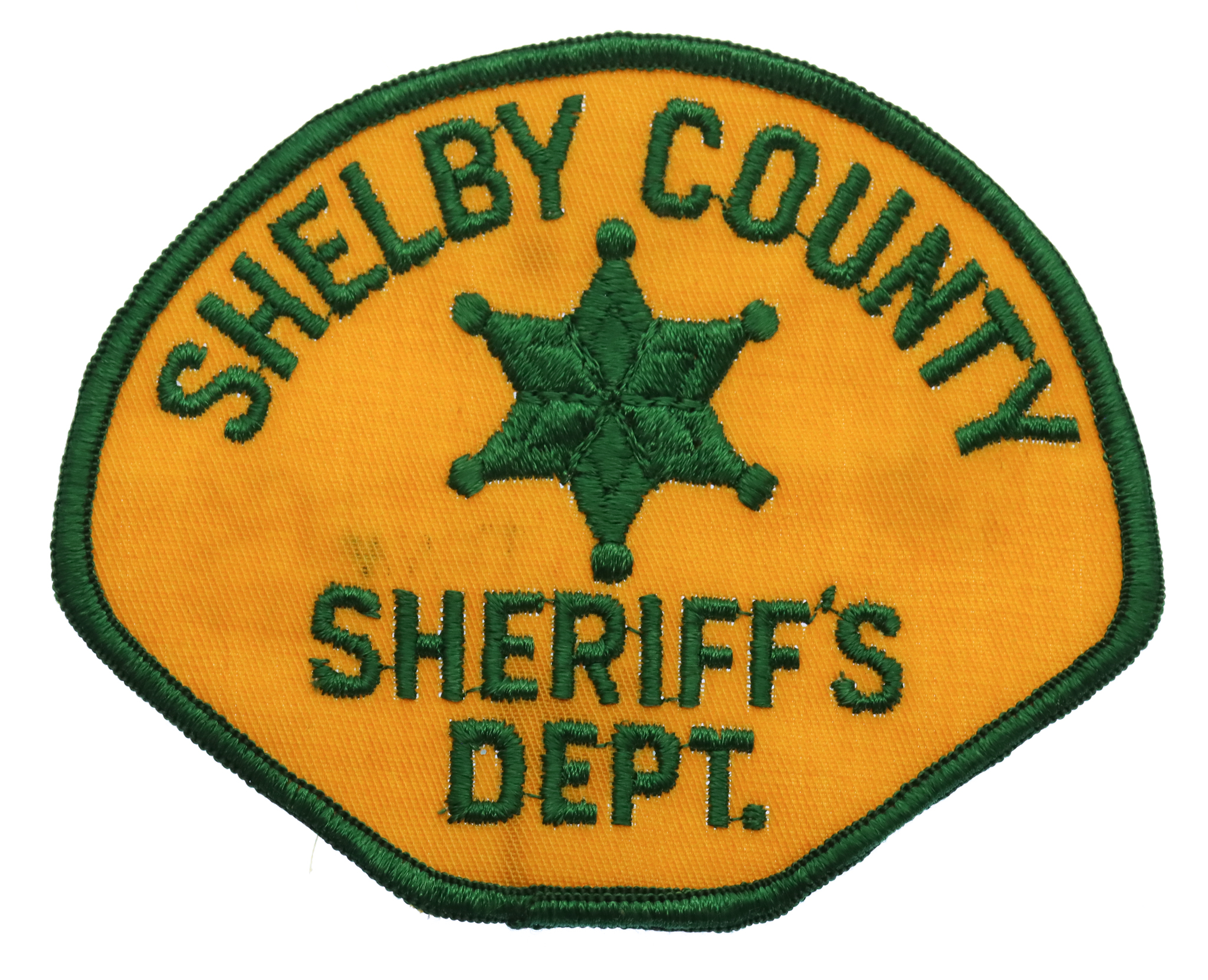 United States Shelby County Sheriff's Dept. Cloth Patch Badge