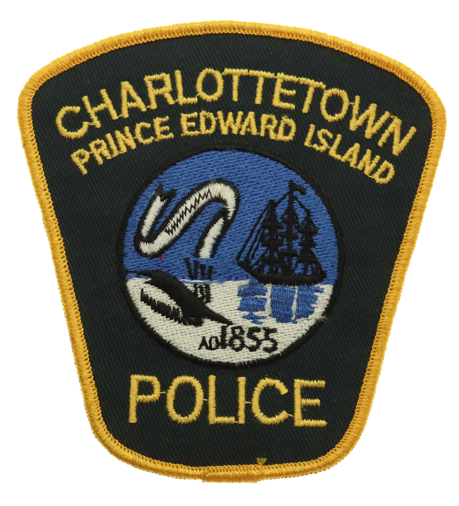 Canadian Charlottetown Police Prince Edward Island Cloth Patch Badge