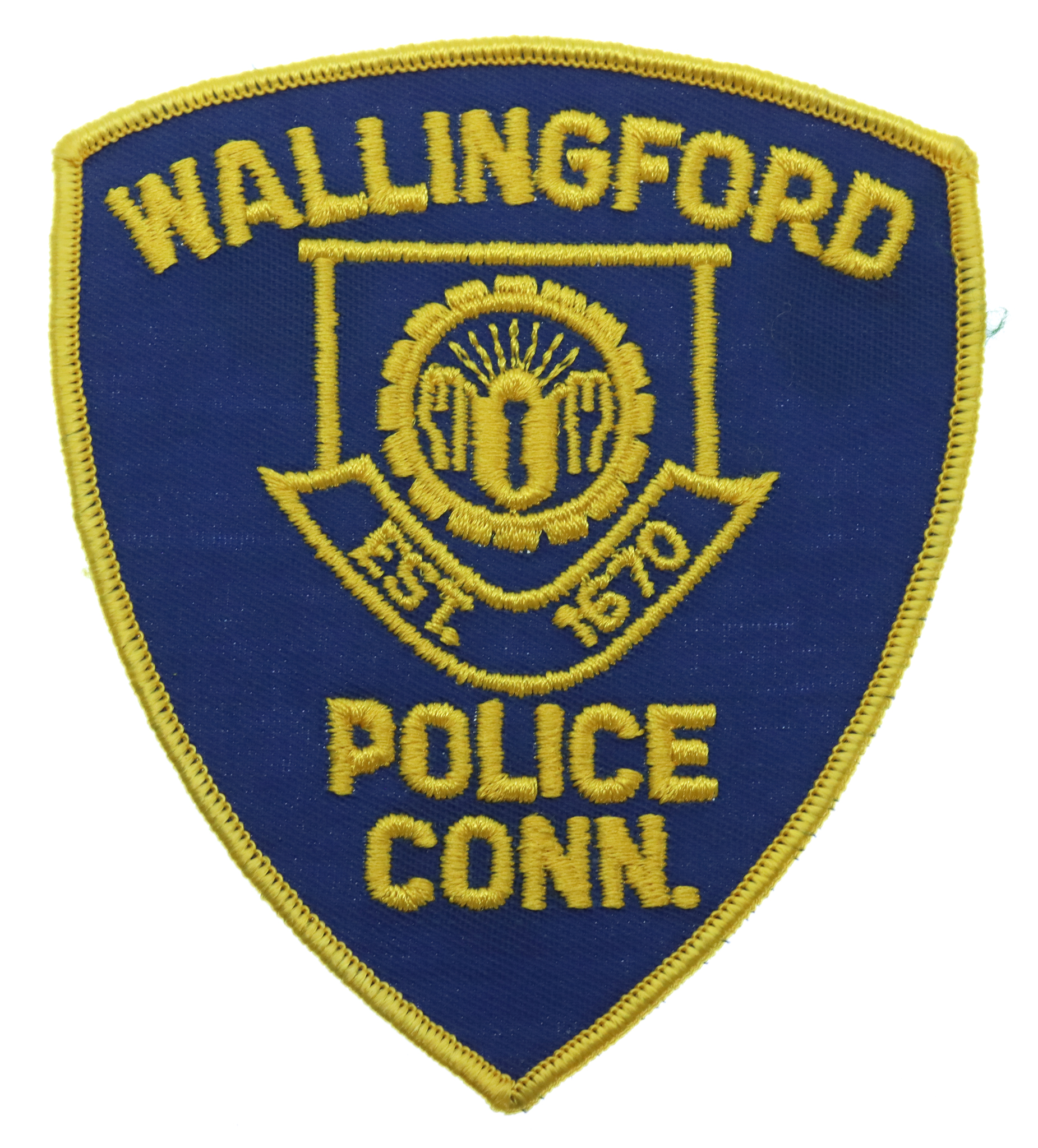 United States Wallingford Police Conn. Cloth Patch Badge