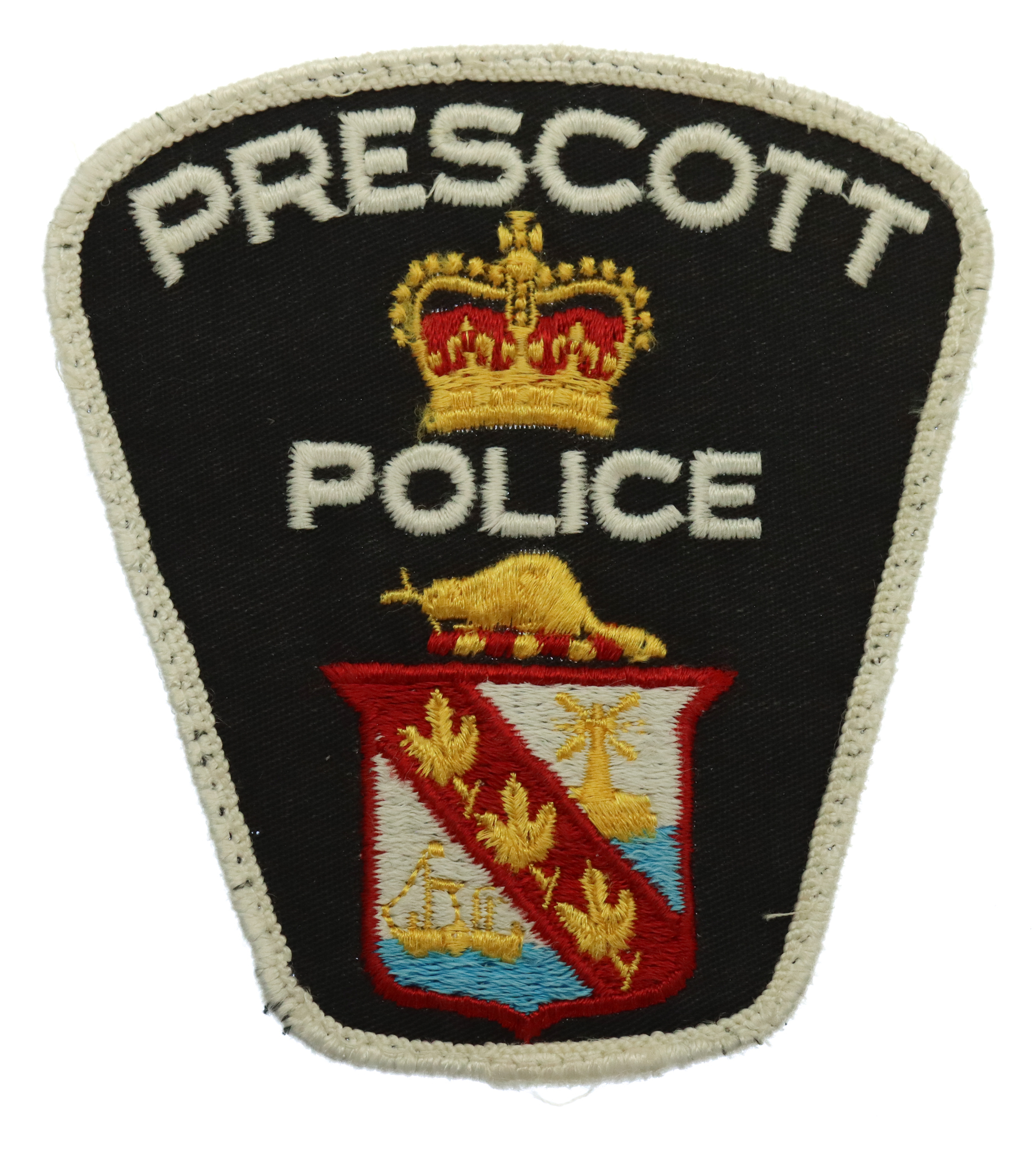 Canadian Prescott Police Cloth Patch Badge