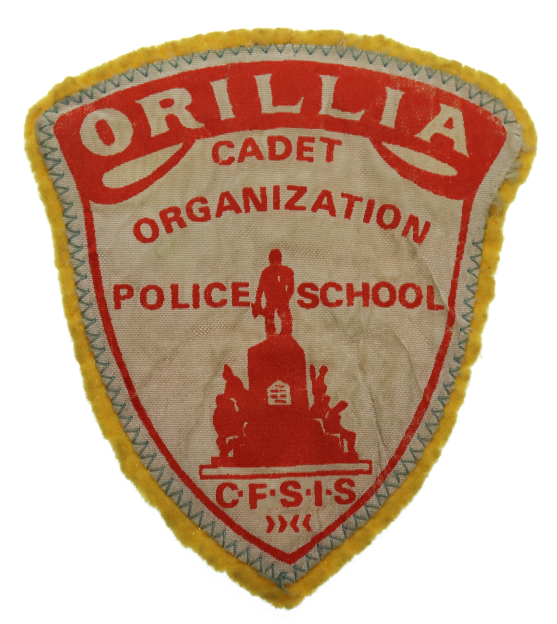 Canadian Orillia Cadet Organization Police School Cloth C.F.S.I.S Patch Badge