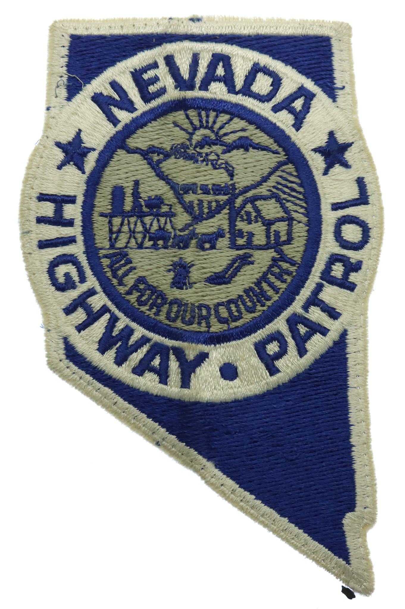 United States Nevada Highway Patrol Cloth Patch Badge
