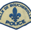 Canadian Ville De Boucherville Quebec Police Cloth Patch Badge