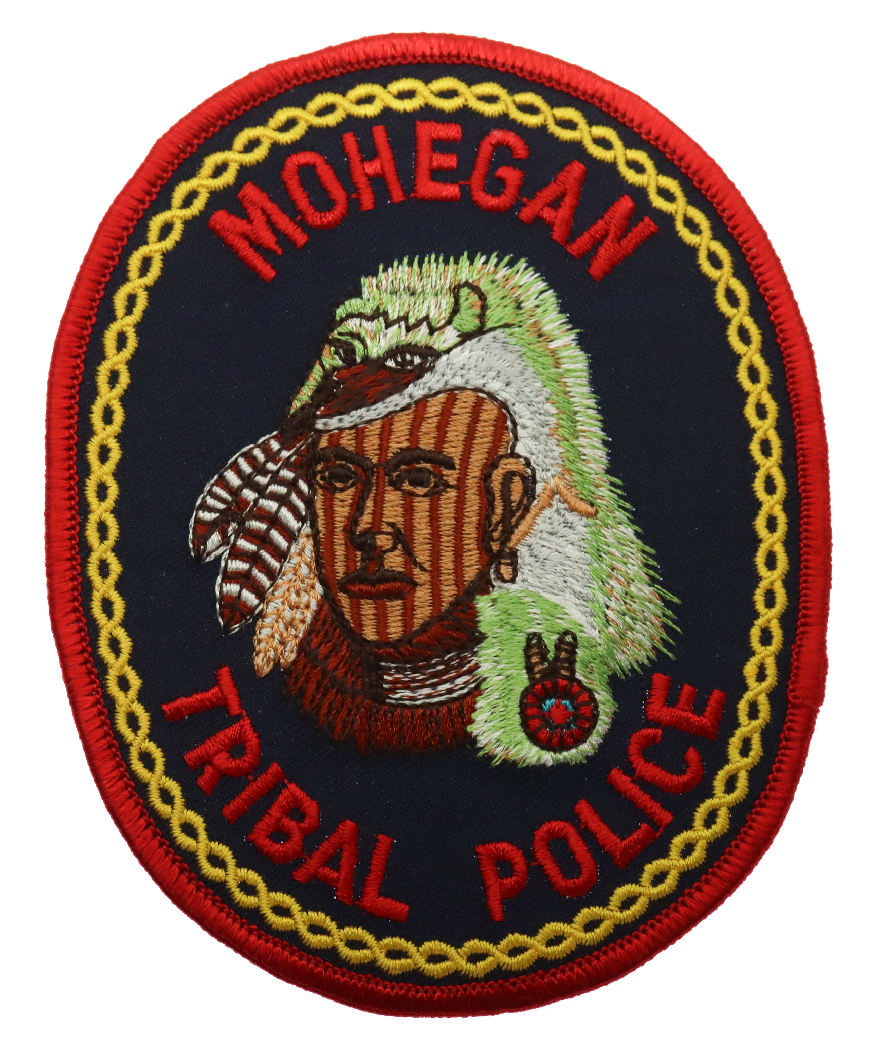 United States Mohegan Tribal Police Cloth Patch Badge