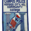 United States Campus Police Kansas City Community College Cloth Patch Badge
