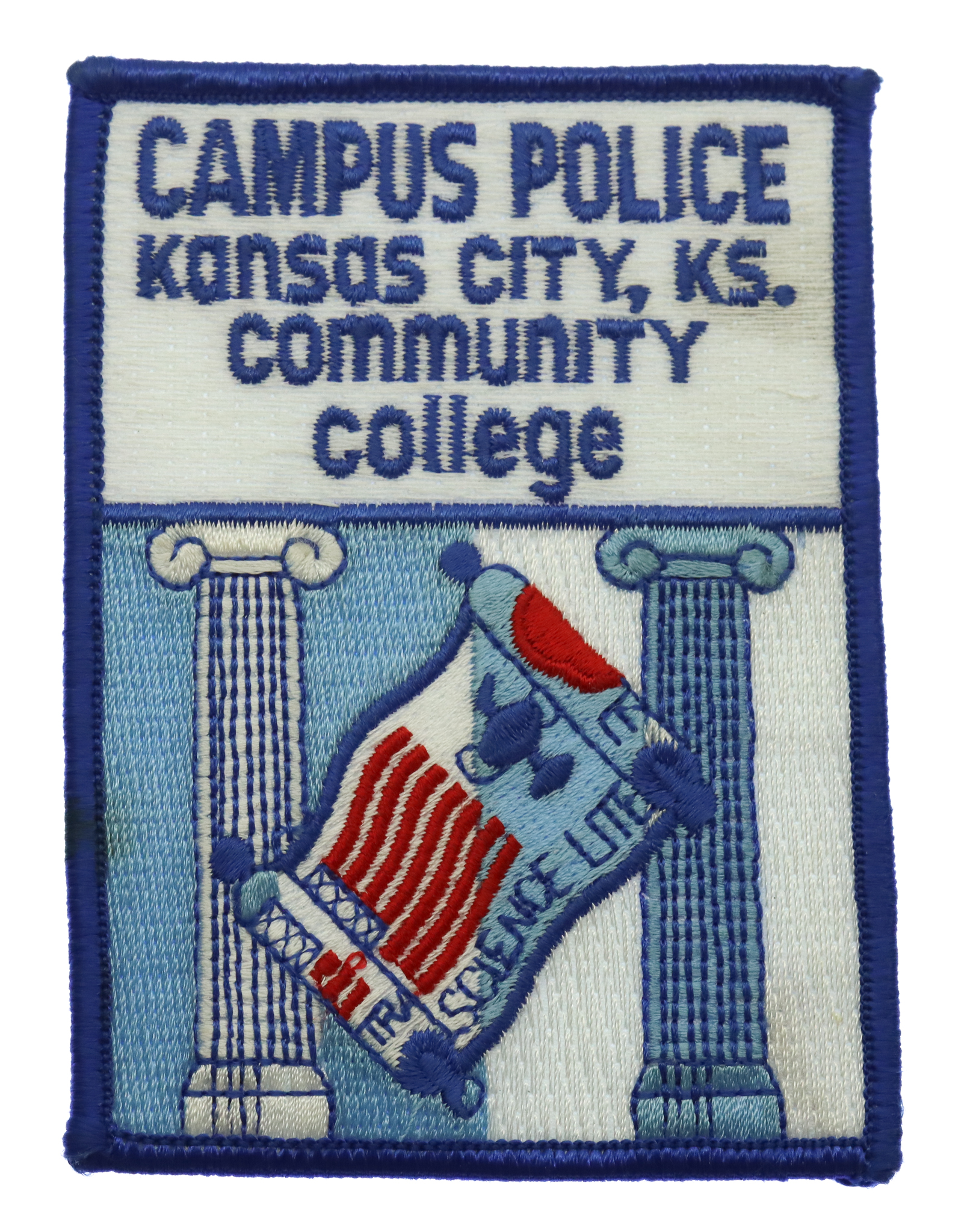 United States Campus Police Kansas City Community College Cloth Patch Badge