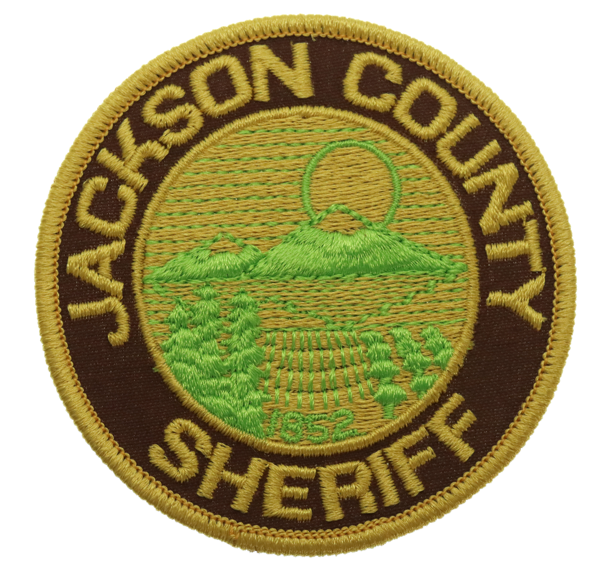 United States Jackson County Sheriff Cloth Patch Badge