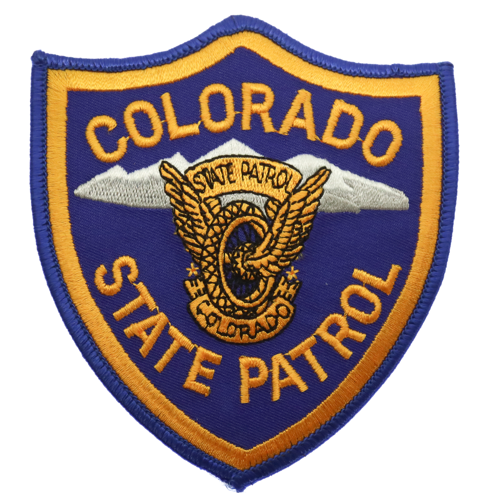 United States Colorado State Patrol Cloth Patch Badge