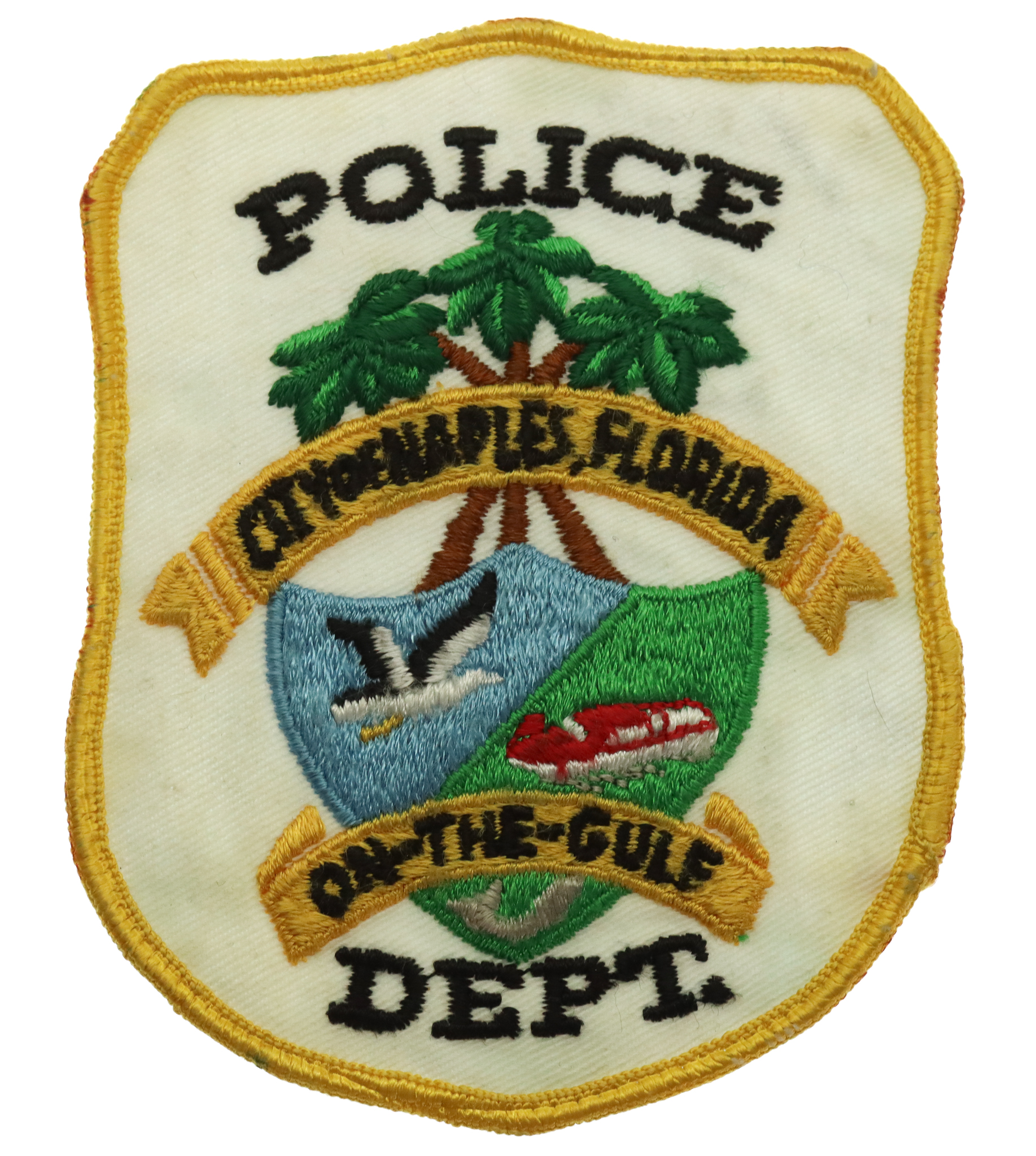 United States City of Naples Florida Police Dept. Cloth Patch Badge