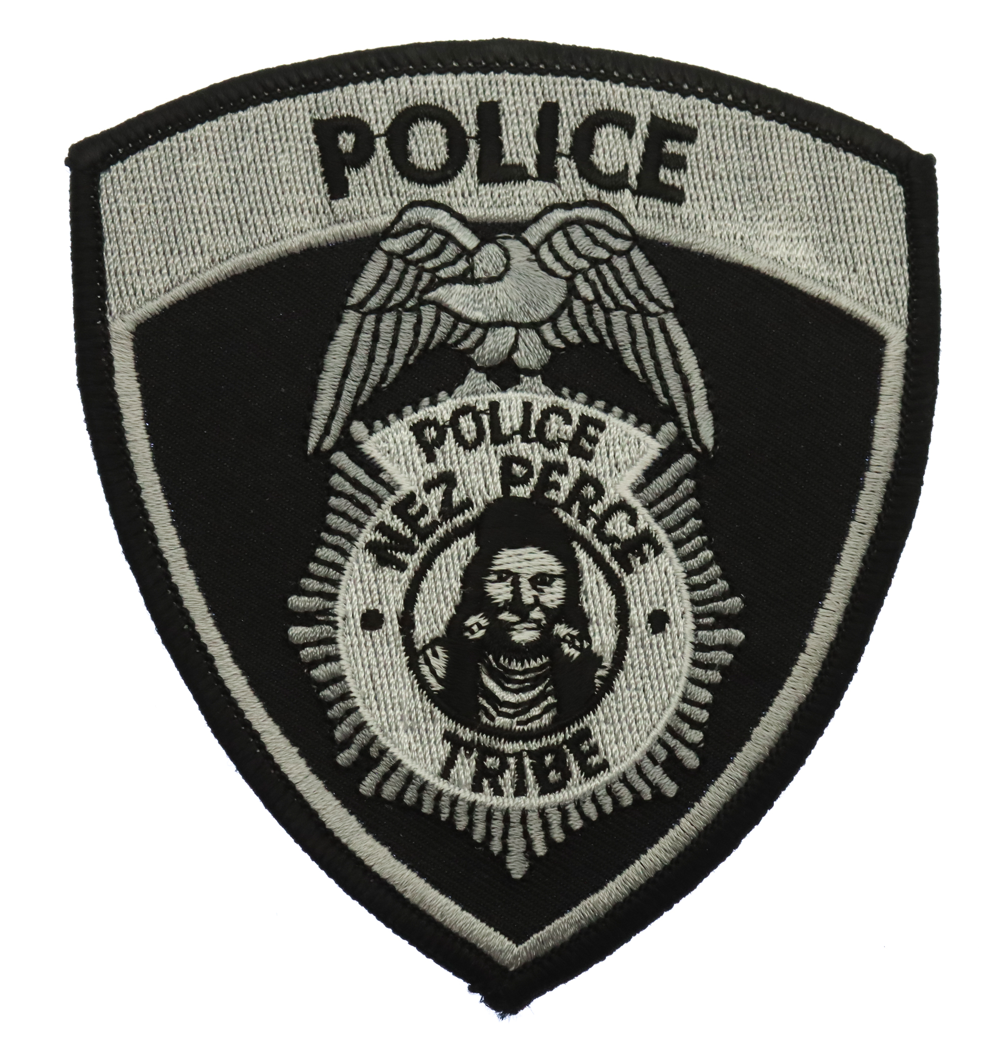 United States Nez Perce Tribe Police Cloth Patch Badge