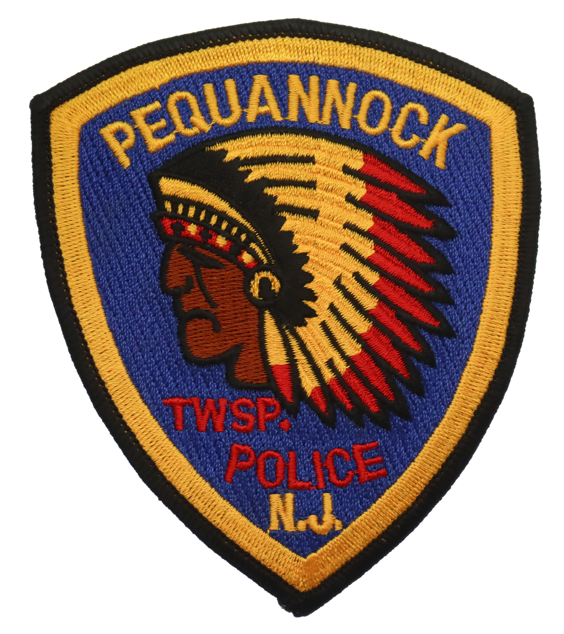 United States Pequannock TWSP. Police N.J. Cloth Patch Badge