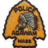 United States Agawam Mass. Police Cloth Patch Badge