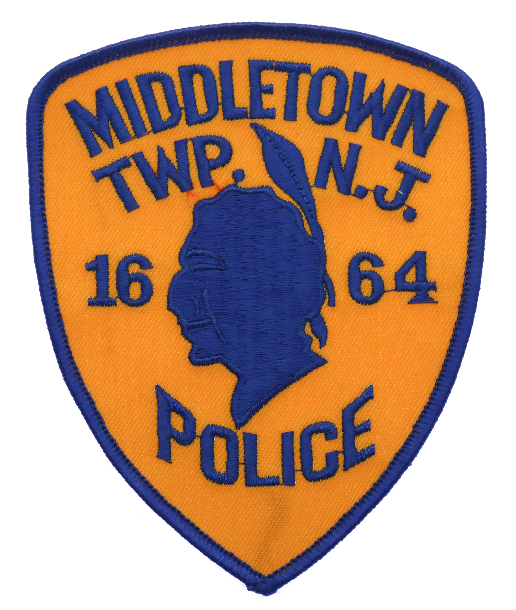 United States Middletown TWP. N.J. Police Cloth Patch Badge