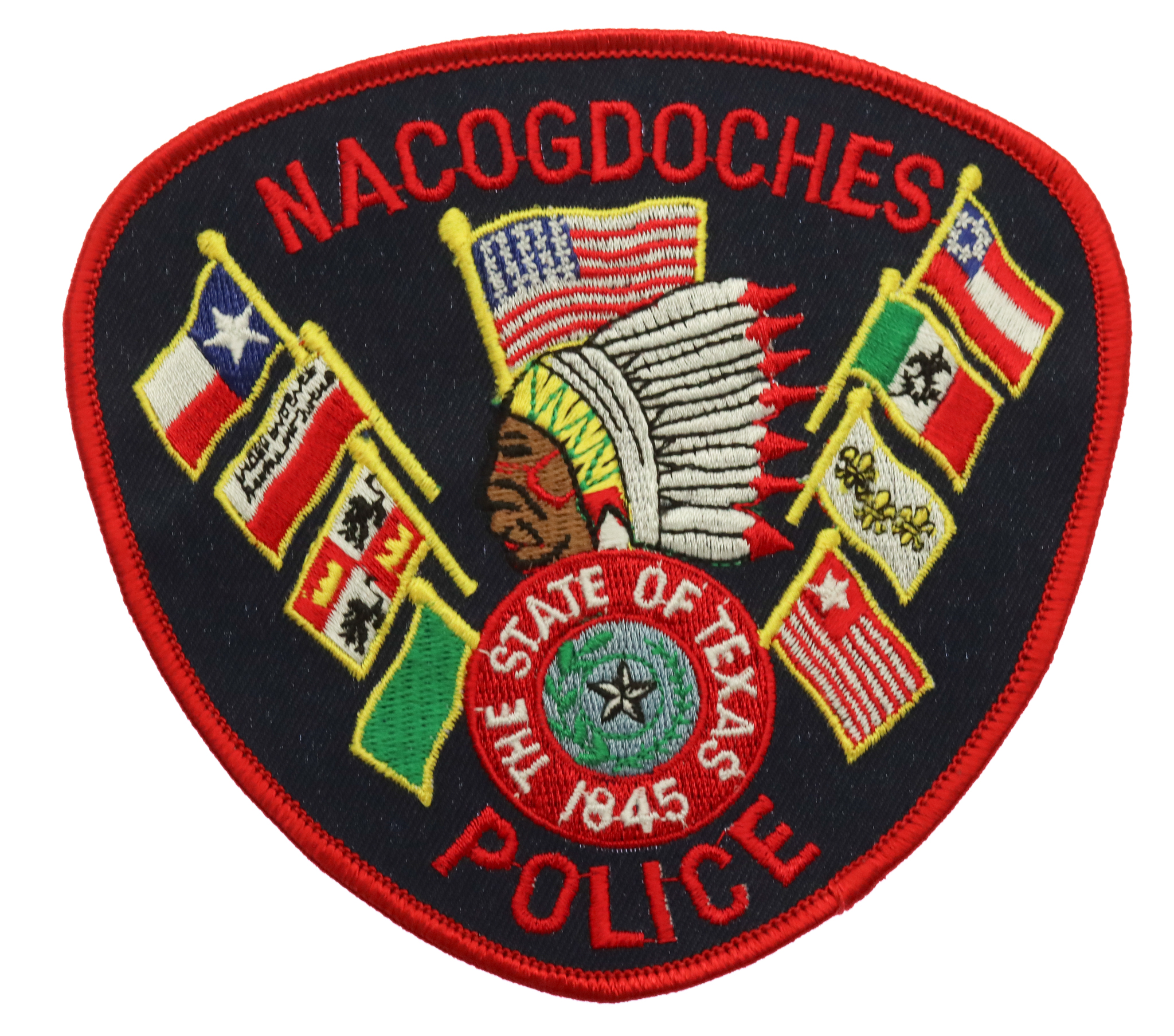 United States Nacogdoches Police Cloth Patch Badge