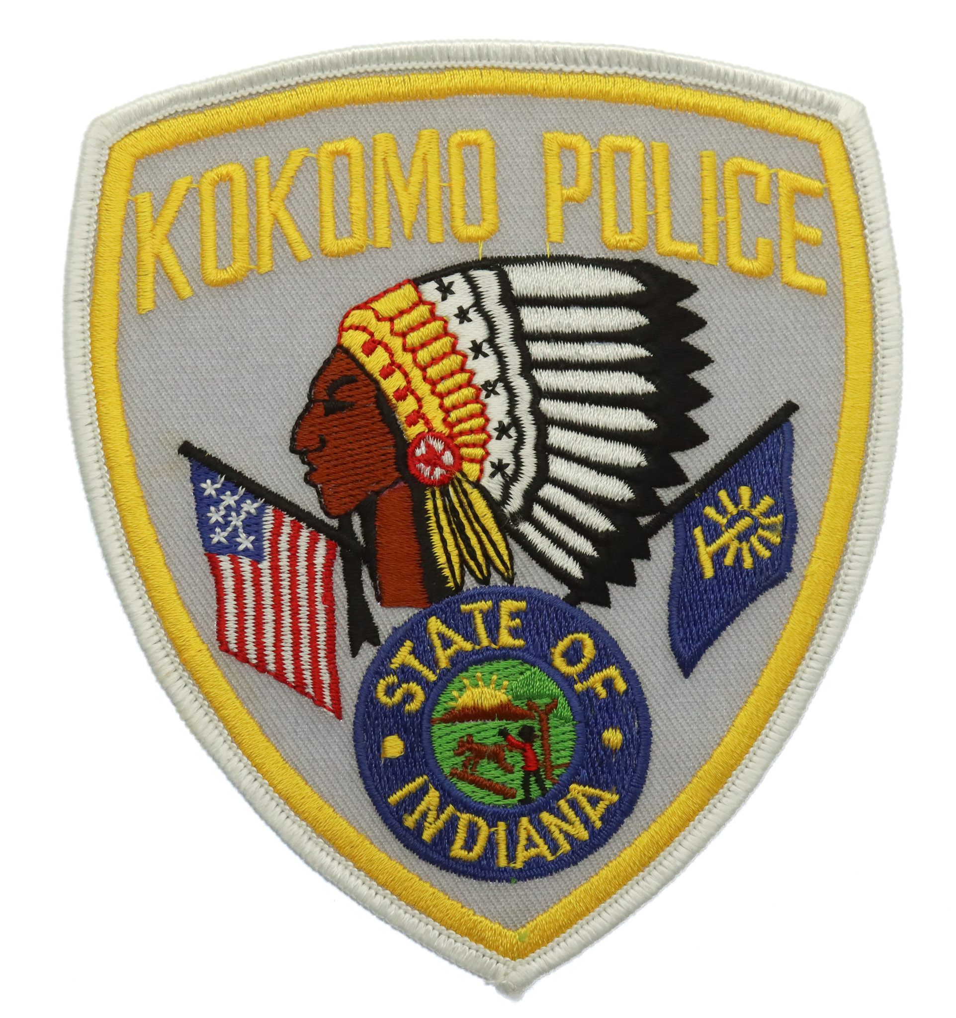 United States Kokomo Police Cloth Patch Badge