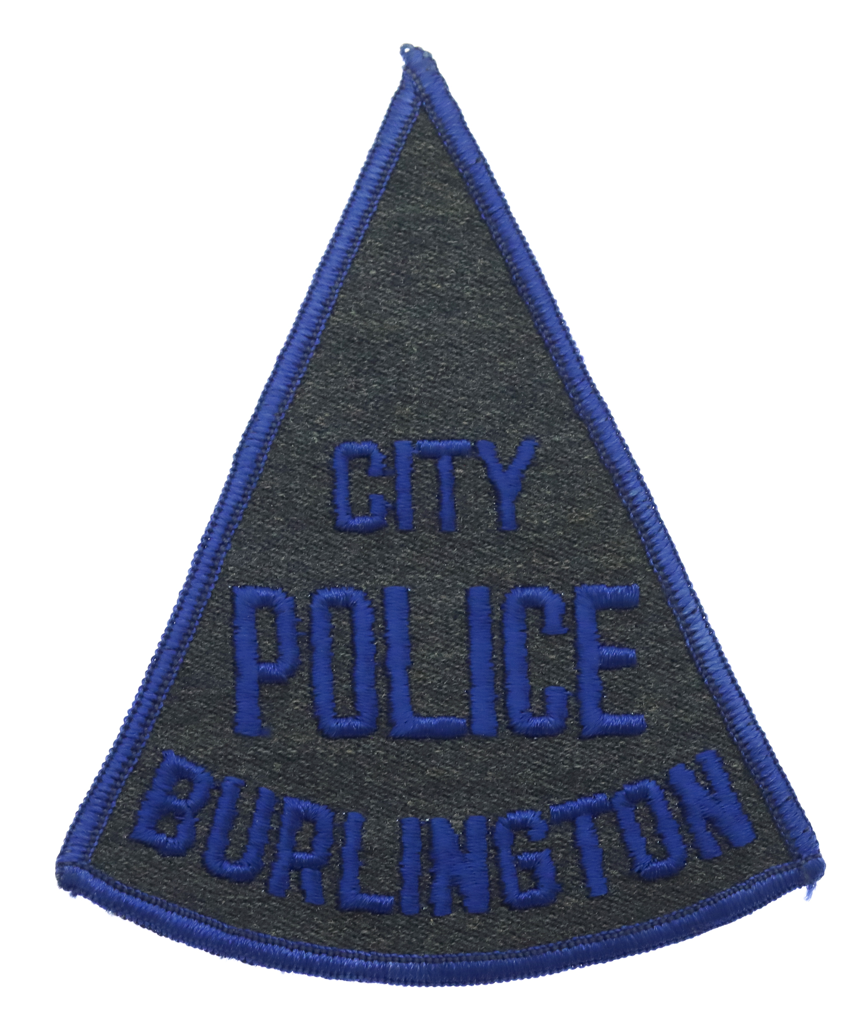 United States Burlington City Police Cloth Patch Badge