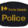 Canadian Ports Canada Police Cloth Patch Badge