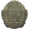 Costa Rica Police Numbered Breast Badge