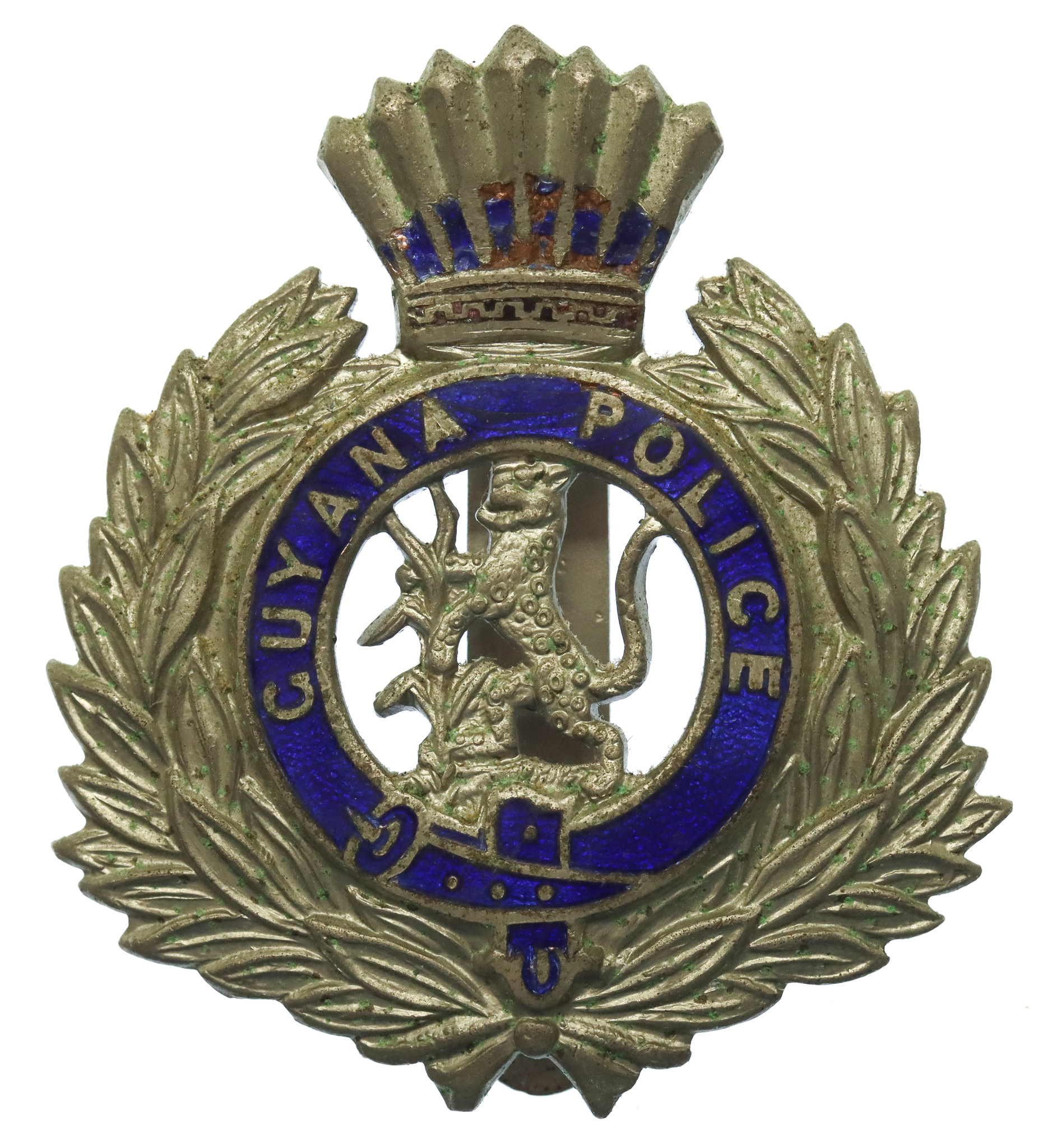 Guyana Police Enamelled Cap Badge