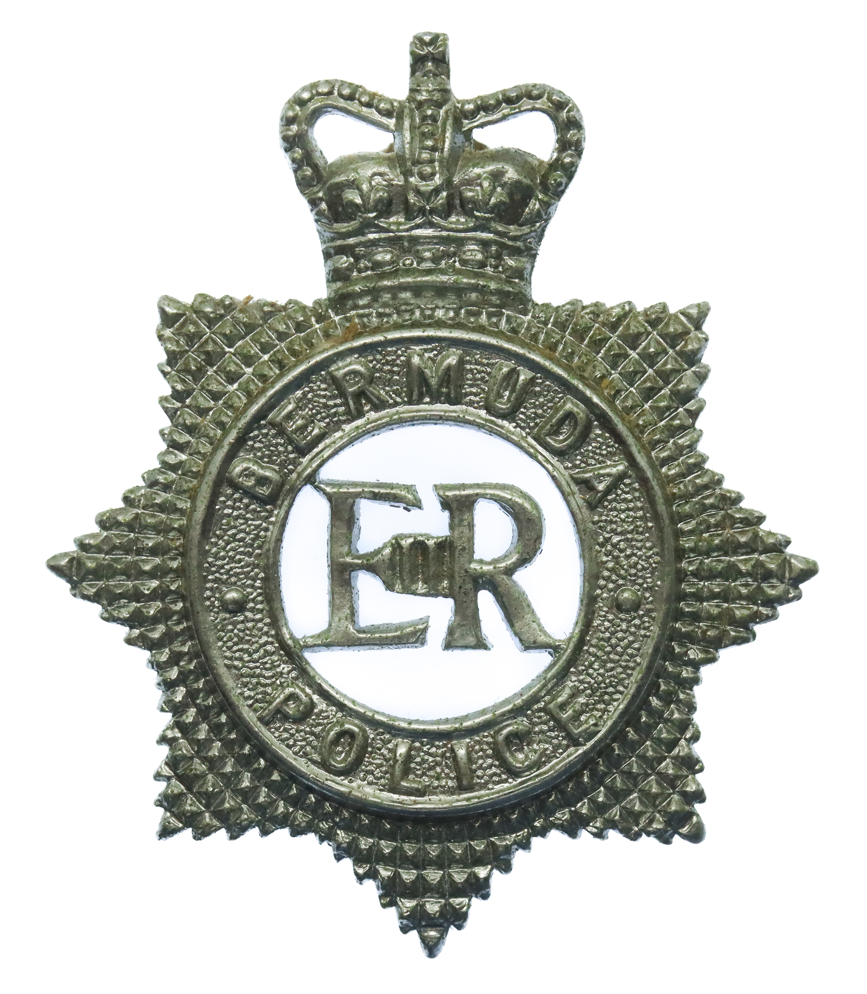 Bermuda Police Cap Badge - Queen's Crown