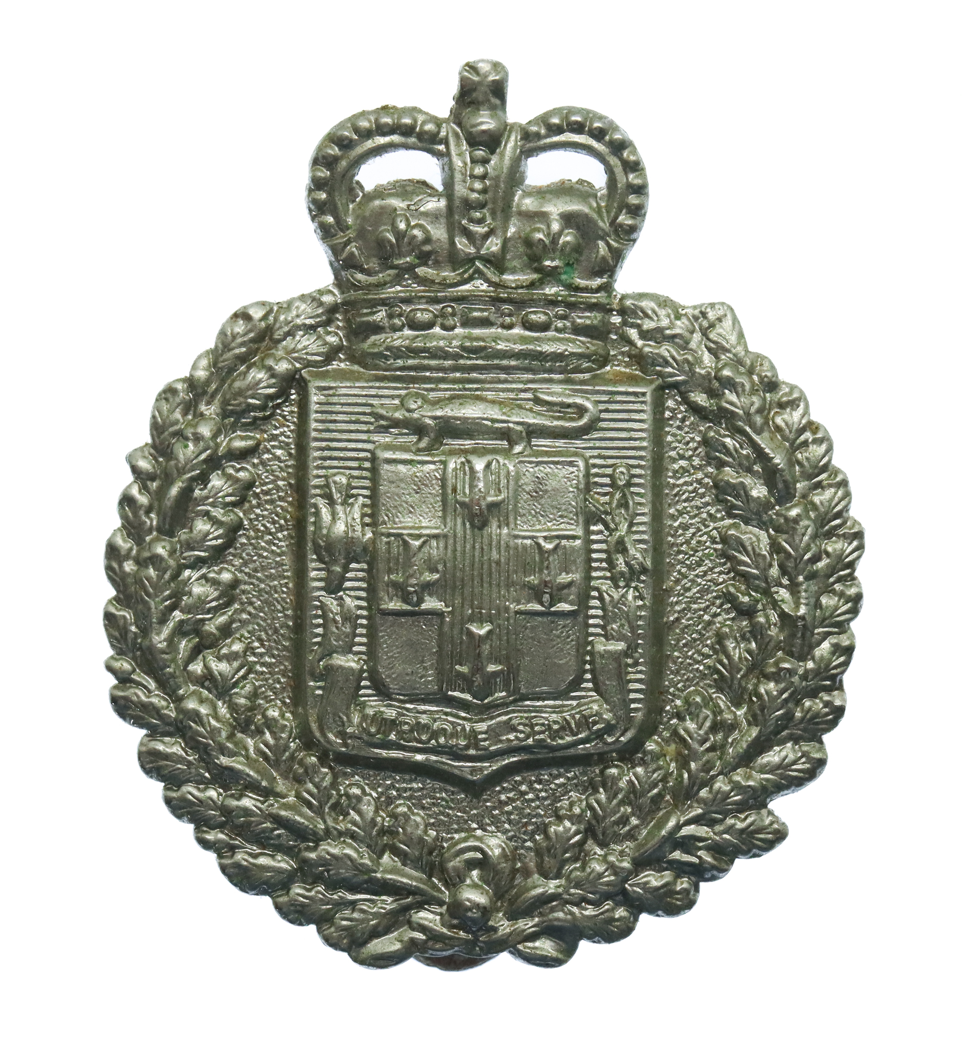 Jamaica Police Cap Badge - Queen's Crown