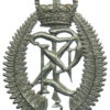 New Zealand Police Chrome Helmet Plate - Queen's Crown