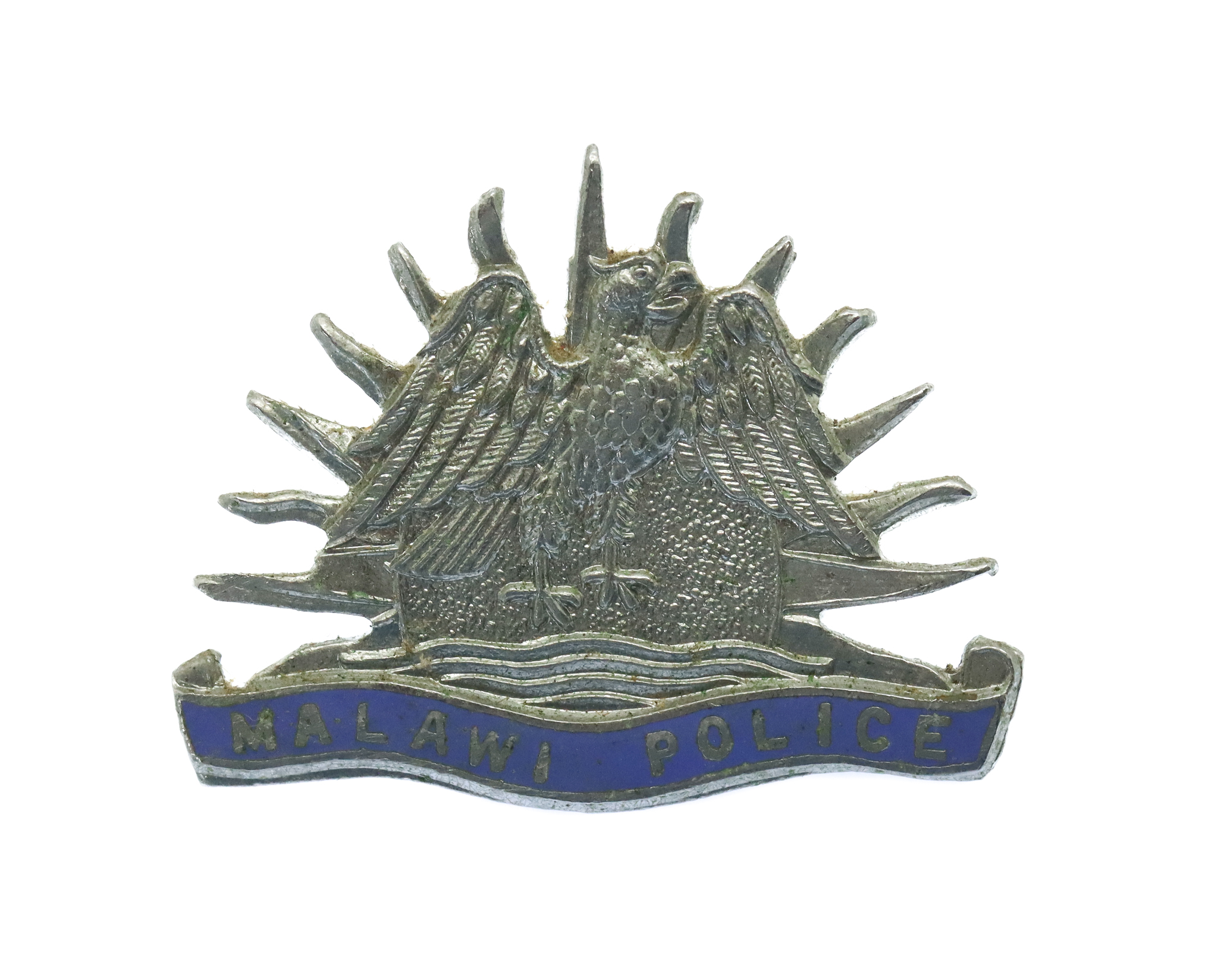 Malawi Police Officer's Enamelled Collar Badge