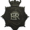 Hertfordshire Constabulary Night Helmet Plate - Queen's Crown