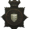 Essex Constabulary Night Helmet Plate - King's Crown