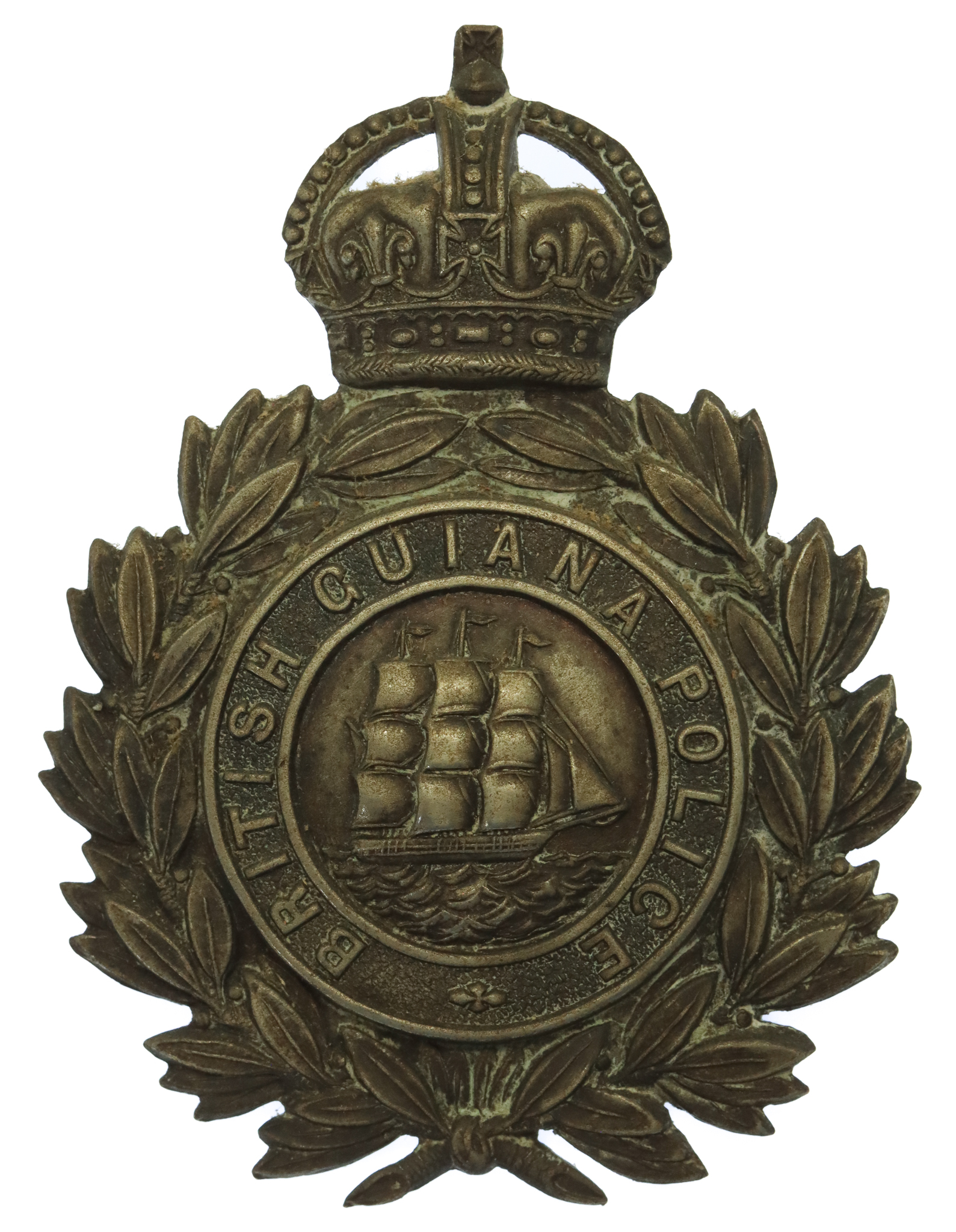 British Guiana Police Helmet Plate (c.1902-1939)