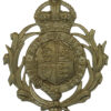 British Colonial Police Helmet Plate - King's Crown