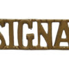 Royal Corps of Signals (R.SIGNALS) Shoulder Title