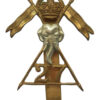 27th Lancers WW2 Cap Badge - King's Crown