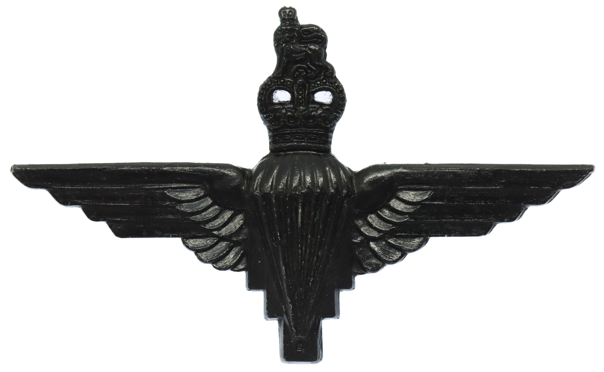 Parachute Regiment Black Subdued Anodised Cap Badge