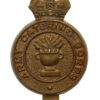 Army Catering Corps Brass Cap Badge - King's Crown
