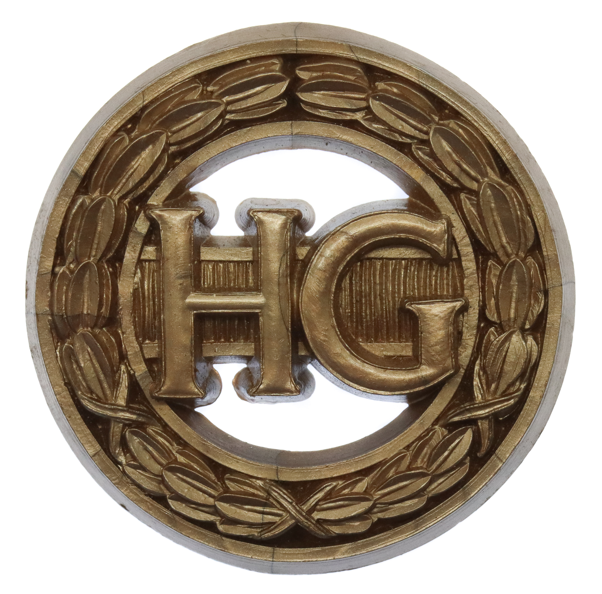 Home Guard WW2 Plastic Economy Cap Badge