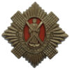 Royal Scots WW2 Plastic Economy Cap Badge