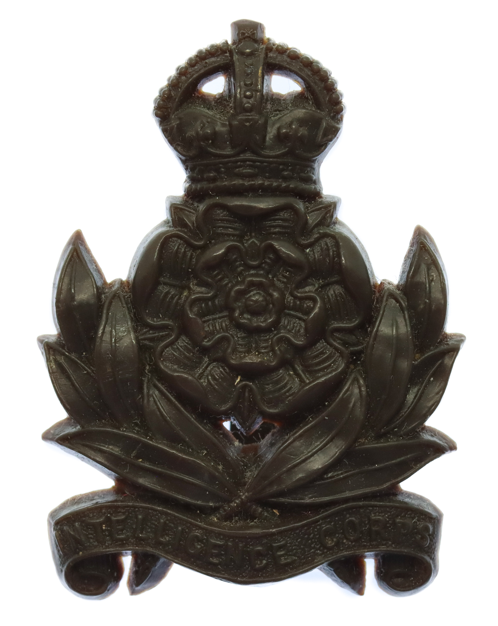 Intelligence Corps WW2 Plastic Economy Cap Badge