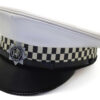 Metropolitan Police Traffic Officer's White Peaked Cap 