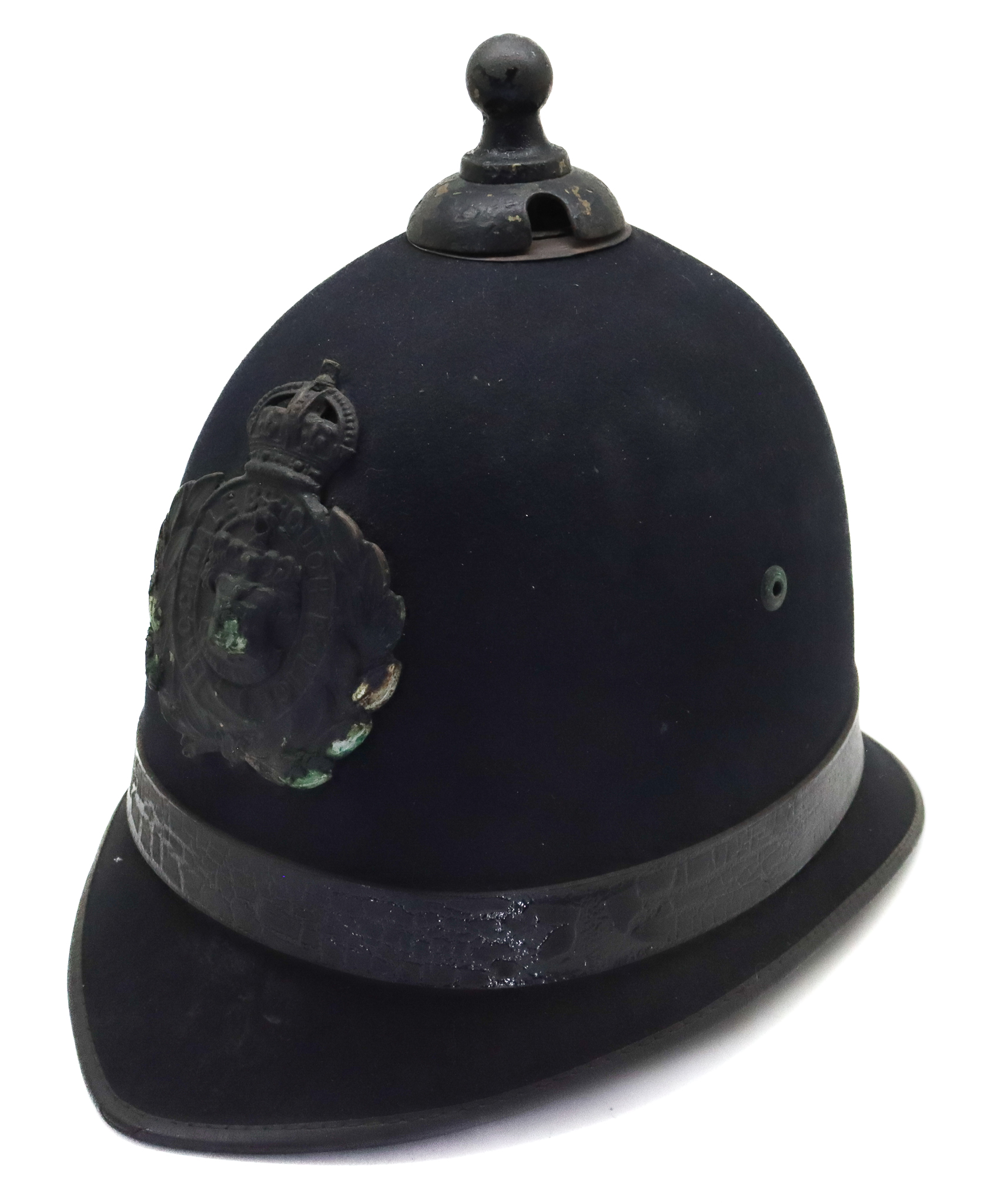 Rochdale Borough Police 1935 Dated Ball Top Helmet 