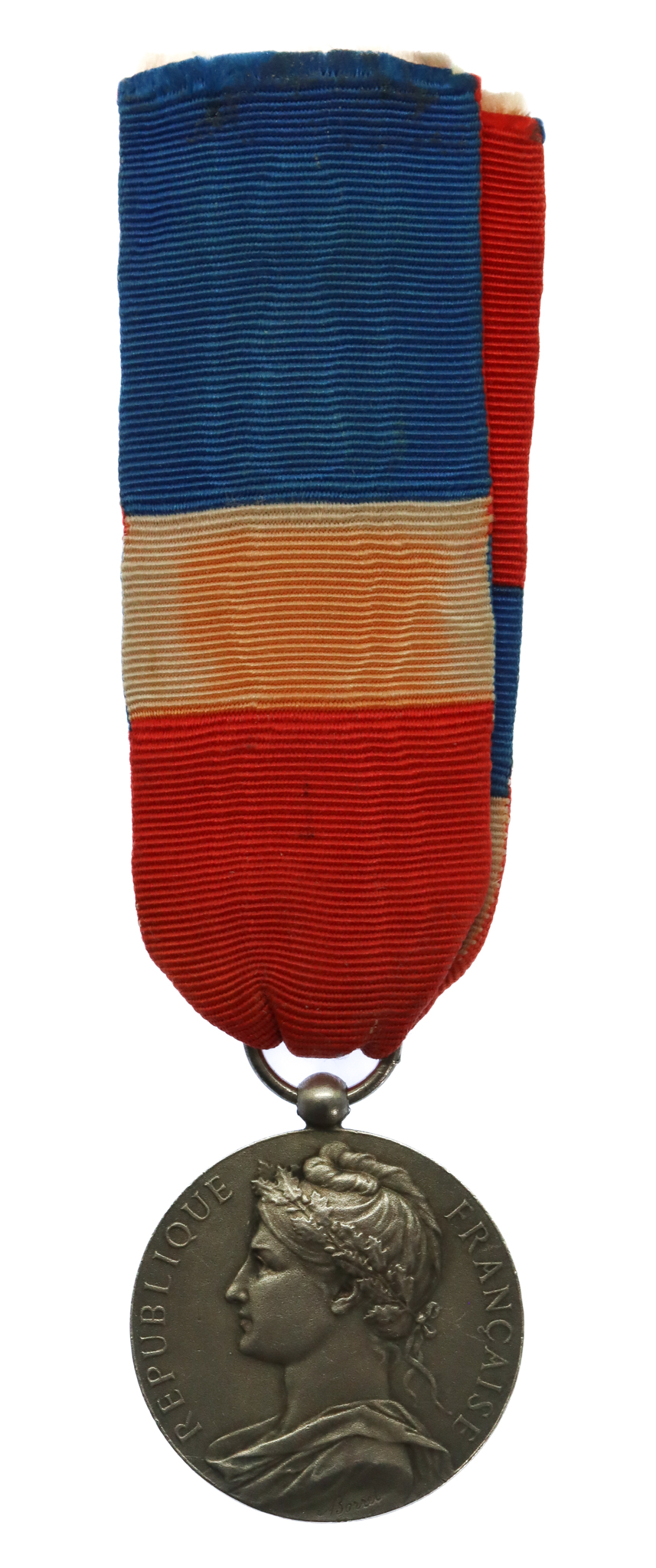 France Medal of Honour of Labour (Medaille d'Honneur du Travail) - J.B.M. Jevodan 1912