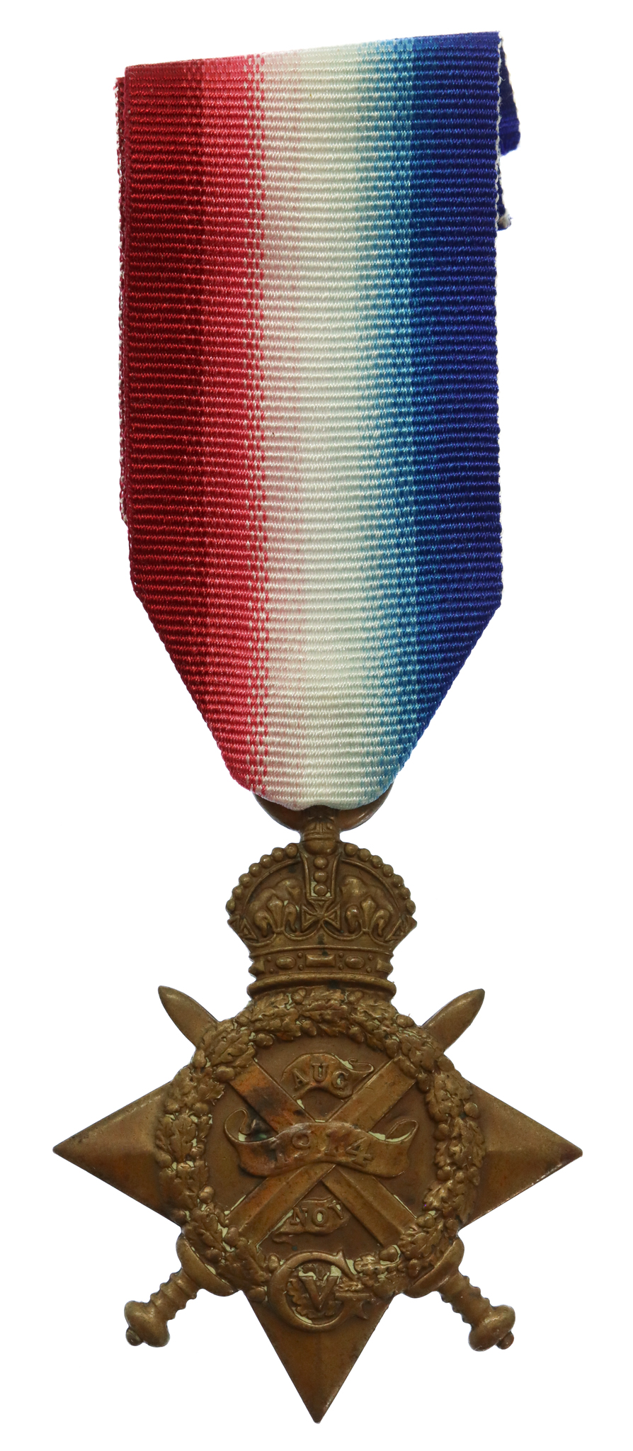 WW1 1914 Mons Star - Pte. F.C. See, Army Service Corps
