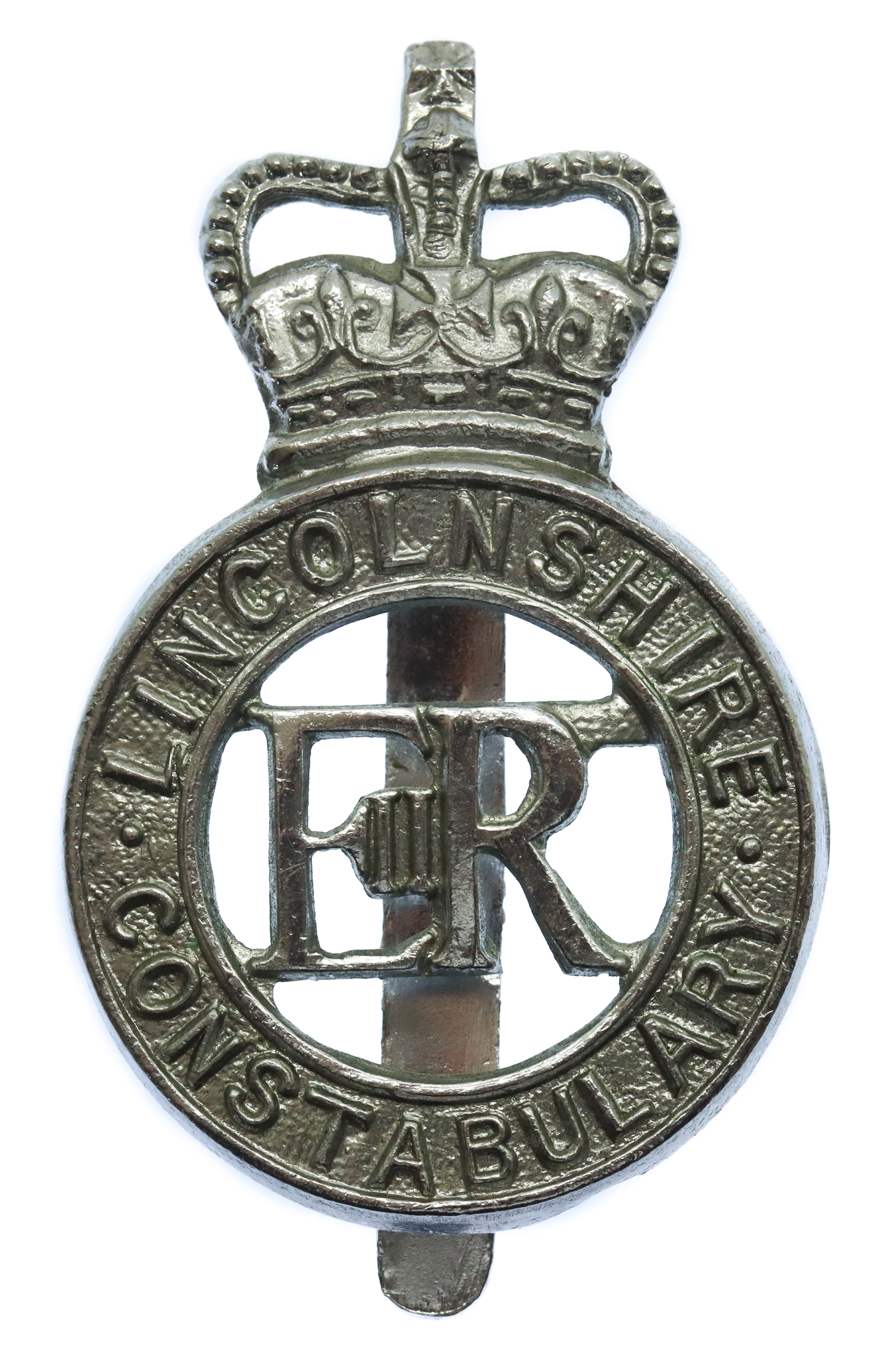 Lincolnshire Constabulary Cap Badge - Queen's Crown