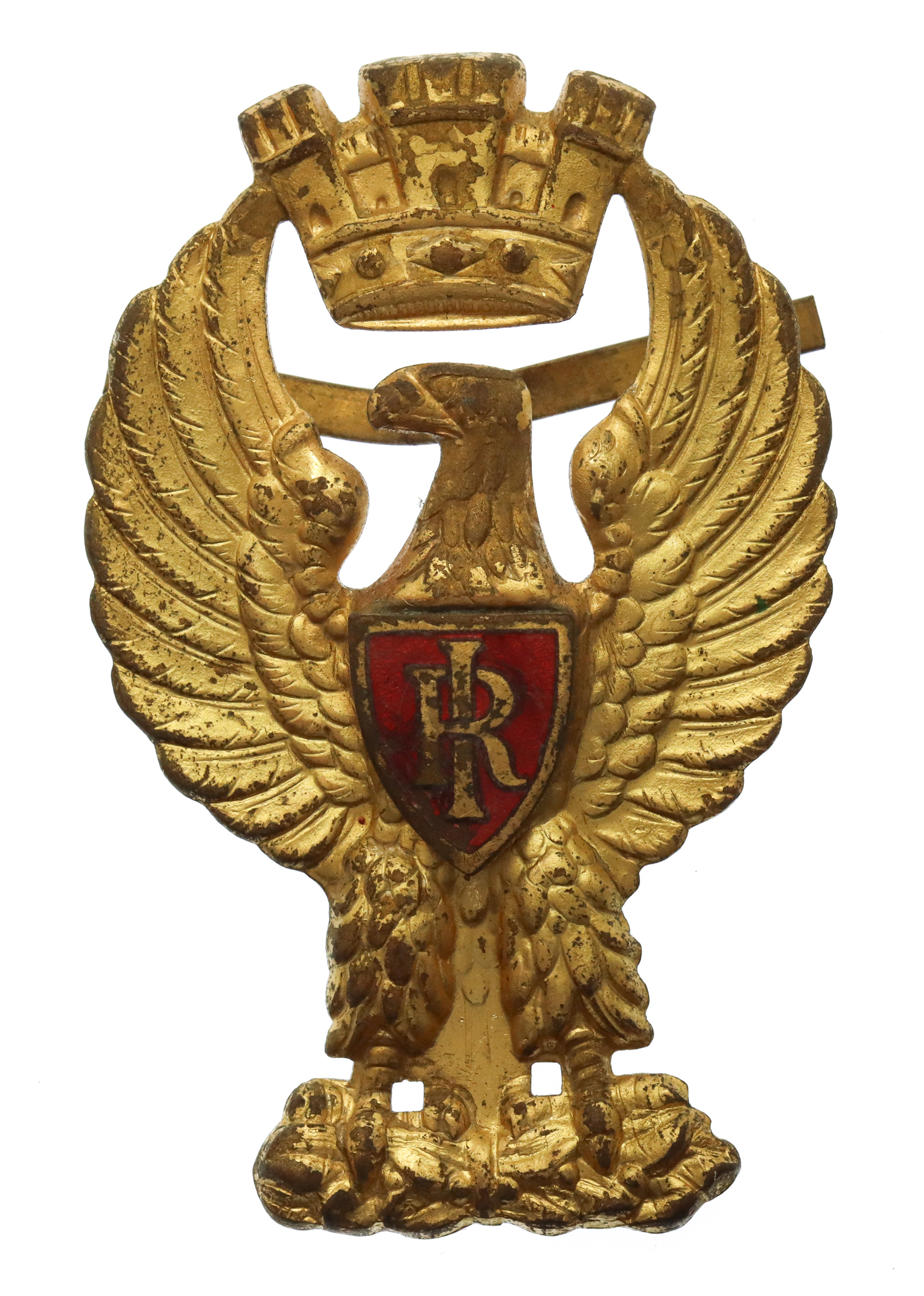 Italy State Police Cap Badge