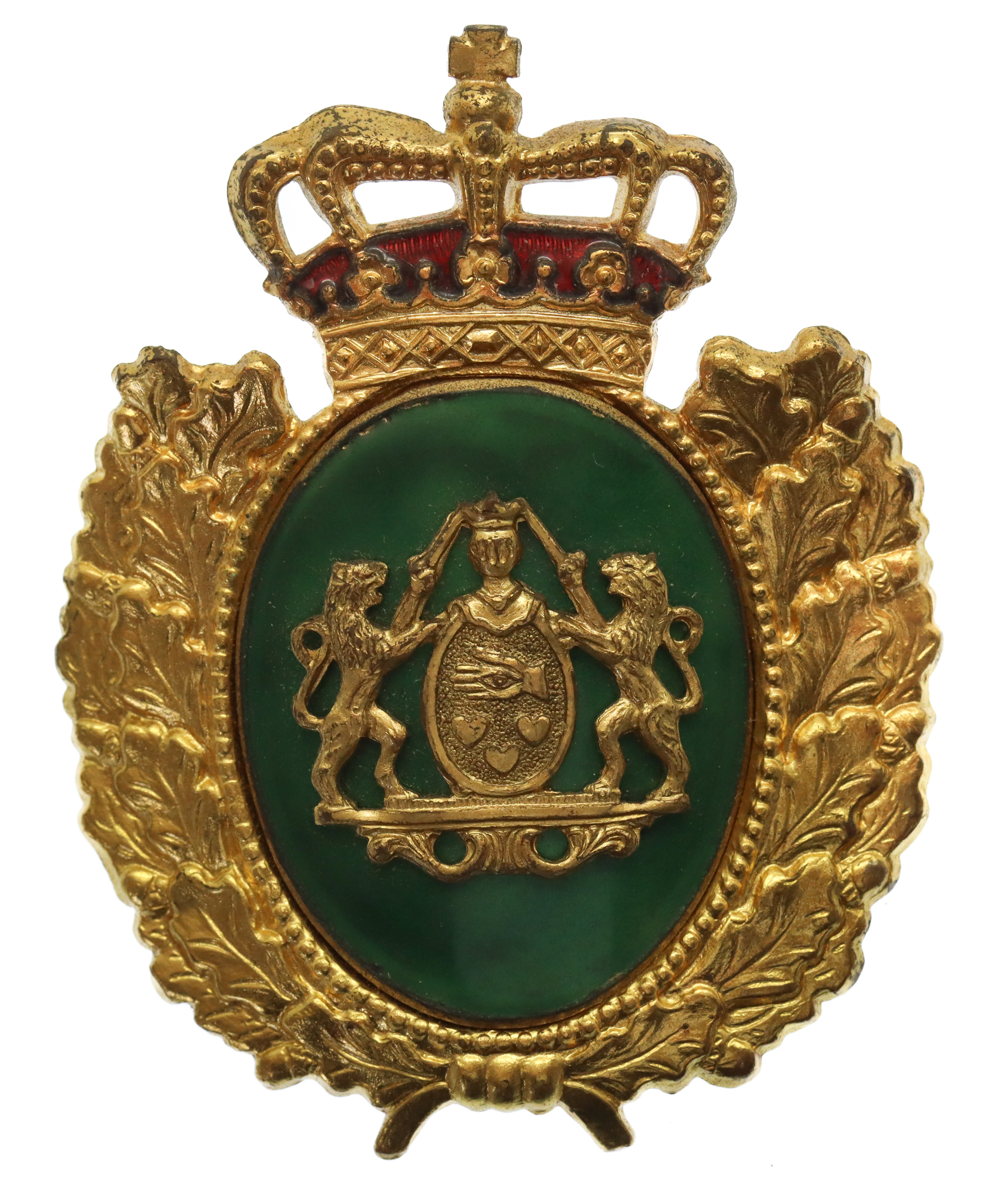 Denmark Police Enamelled Cap Badge