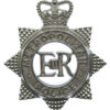Metropolitan Police Chrome Star Cap Badge - Queen's Crown
