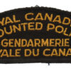 Royal Canadian Mounted Police (R.C.M.P.) Gendarmerie Royale du Canada Cloth Shoulder Title Patch