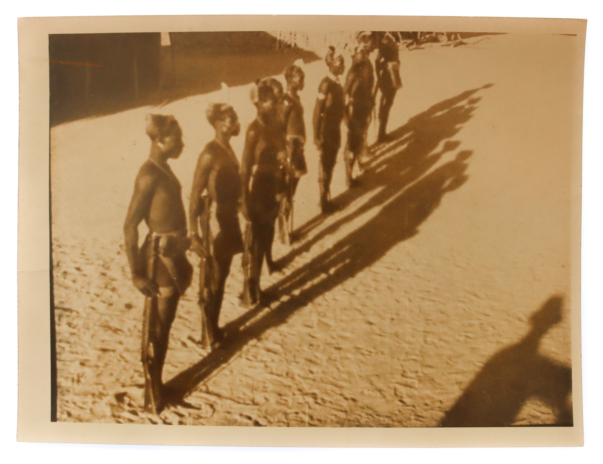 Official WW2 Press Photograph of Abyssinians in Revolt
