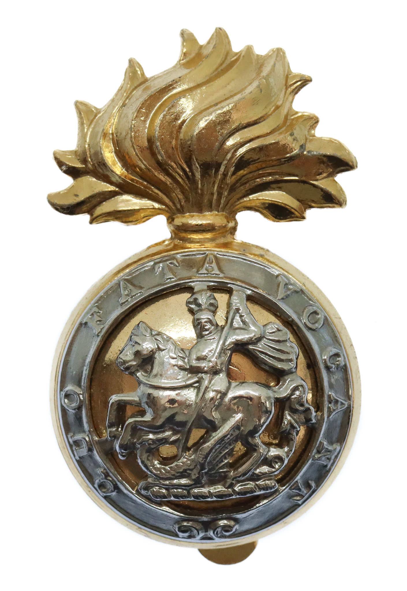 Royal Northumberland Fusiliers Anodised (Staybrite) Cap Badge